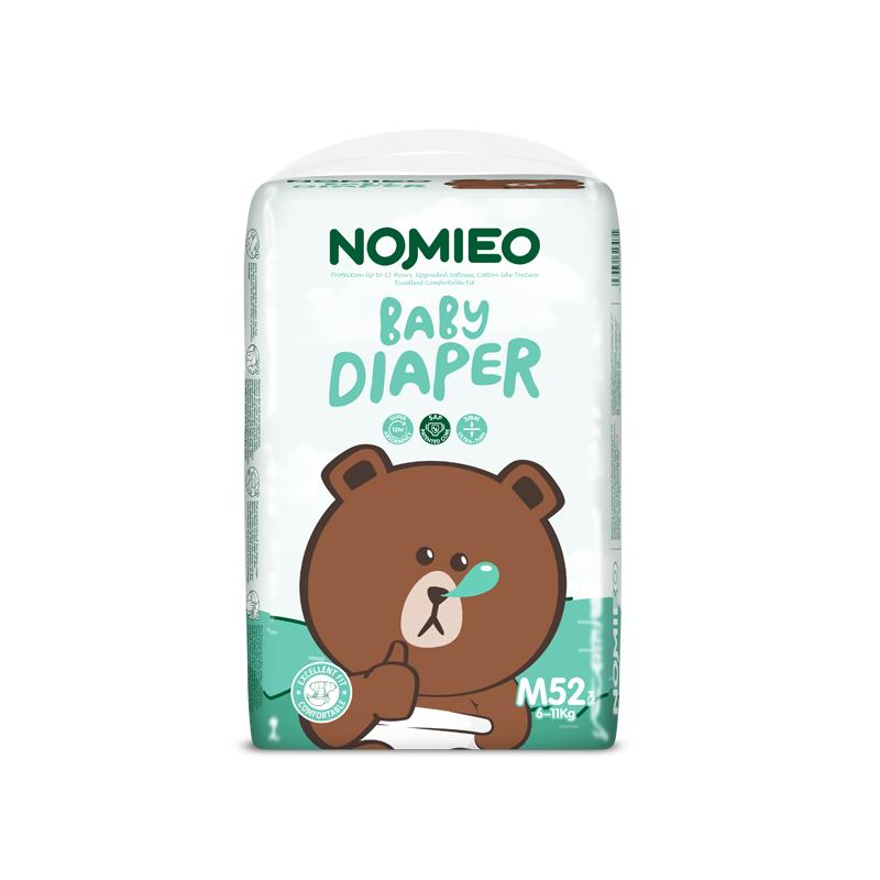 Ультратонкие подгузники Nomieo для детей 6-12 месяцев
