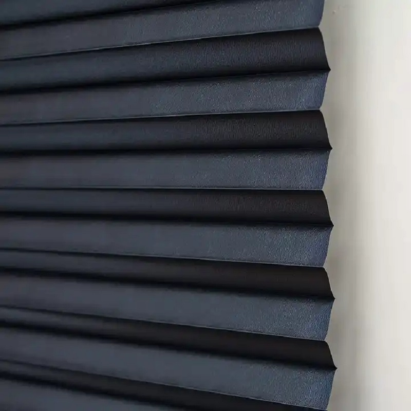 Manufacture Pleated Cordless Blind, Motor Home Solar Blind