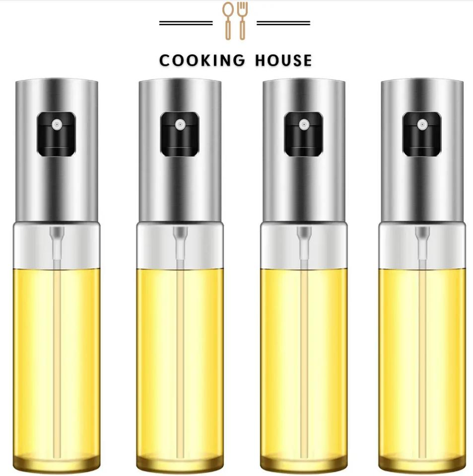 Refillable 100ml Kitchen Tools Olive Oil Sprayer Oil Sprayer Atomizer Mister Spray Bottle Dispenser Vinegar Spritzer Bottle