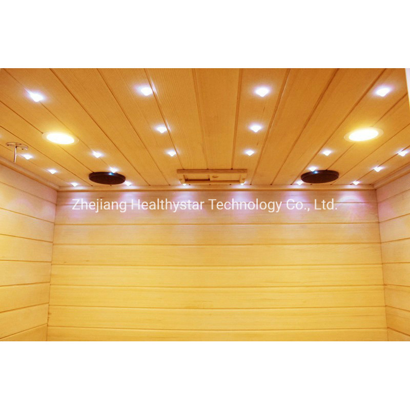 Healthystar Traditional Indoor Wooden 2 Person Sauna Room