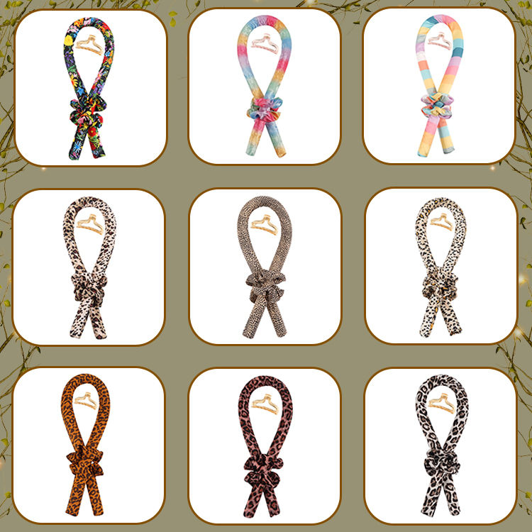 Magic Foam Sponge Heatless Hair Curl Rollers Curling Rod Satin Hair Curlers