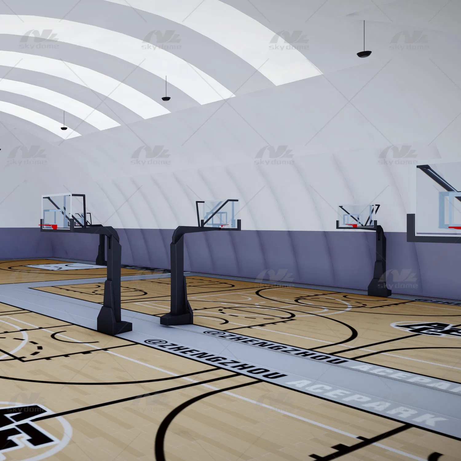 Sports Air Dome for Basketball Court on Rooftop