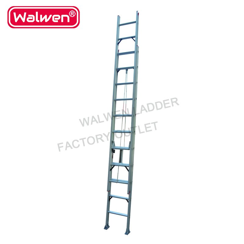 Aluminum Ladder Manufacturers&Aluminum Emergency Extension Ladder with Aluminum Material