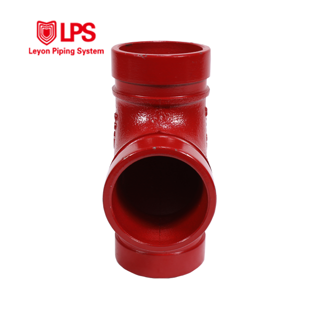 Leyon FM UL Fire Fighting Fire Sprinkler System Fire Protection Pipe Fitting Grooved Tee