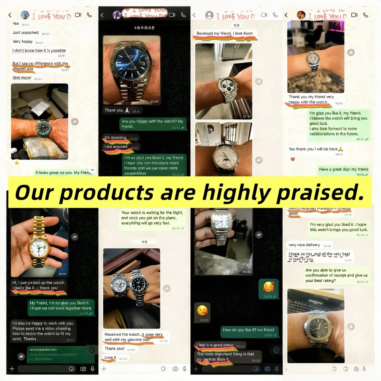 China Factory Men Ladies Wholesale Quartz Moissanite Fashion Mechanical Swiss Man Copy Steel Automatic Gift 1:1 Replica AAA Distributors Online Best Wrist Watch