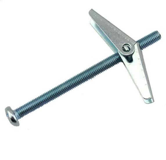 Wing Toggle Anchor Bolt 3/8 X 3" Round Mushroom Head Drywall