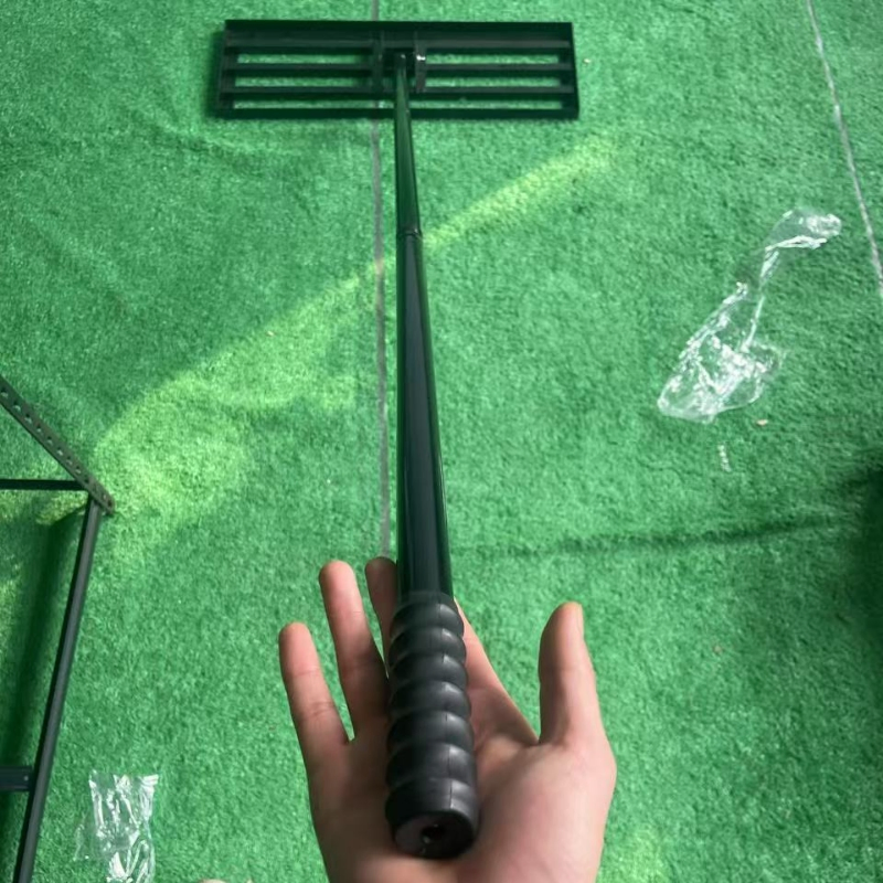 Professional Unfolded Rake Lawn Leveling Rake with Extra Wide Working Head