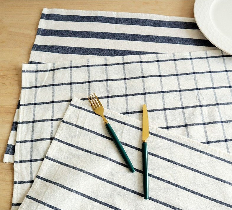 Customised High Quality Tea Towel Reusable Quick-Drying Kitchen Hand Towels