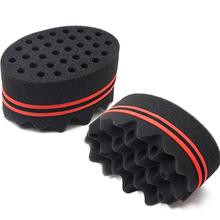 Double Sided Magic Hair Twist Curl Sponge Brush