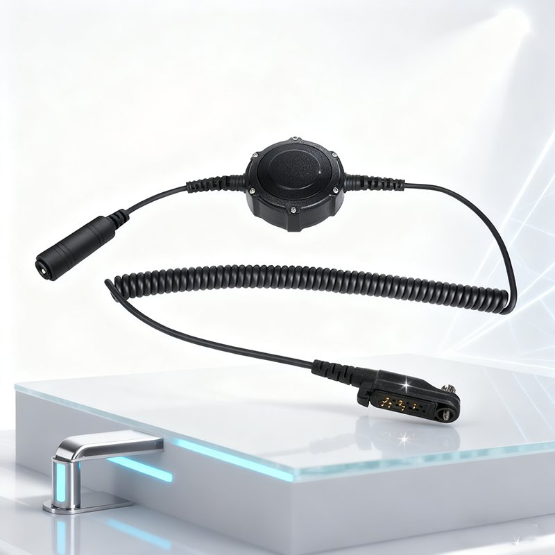 OEM Adapter Cable with Ptt#51 Rugged Ptt with H4 Connector for Hytera HP6, HP7 Series, with Nexus Female Connector