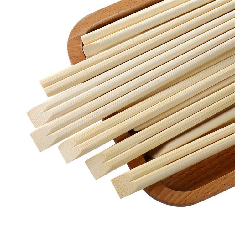 High Quality Customizable Bulk Cheap Japanese and Korean Printing Reusable Bamboo and Wood Sushi Chopsticks