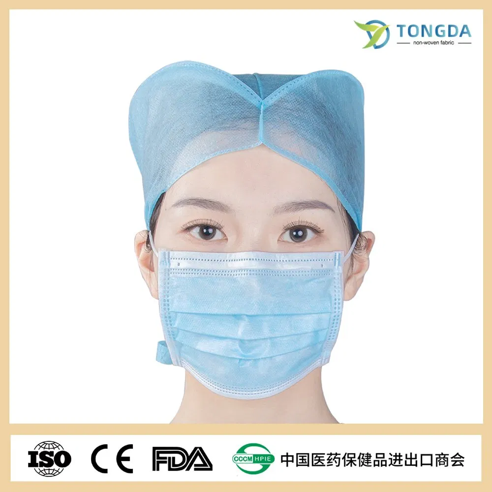Disposable Nonwoven Doctor Cap with Tie on for Industry