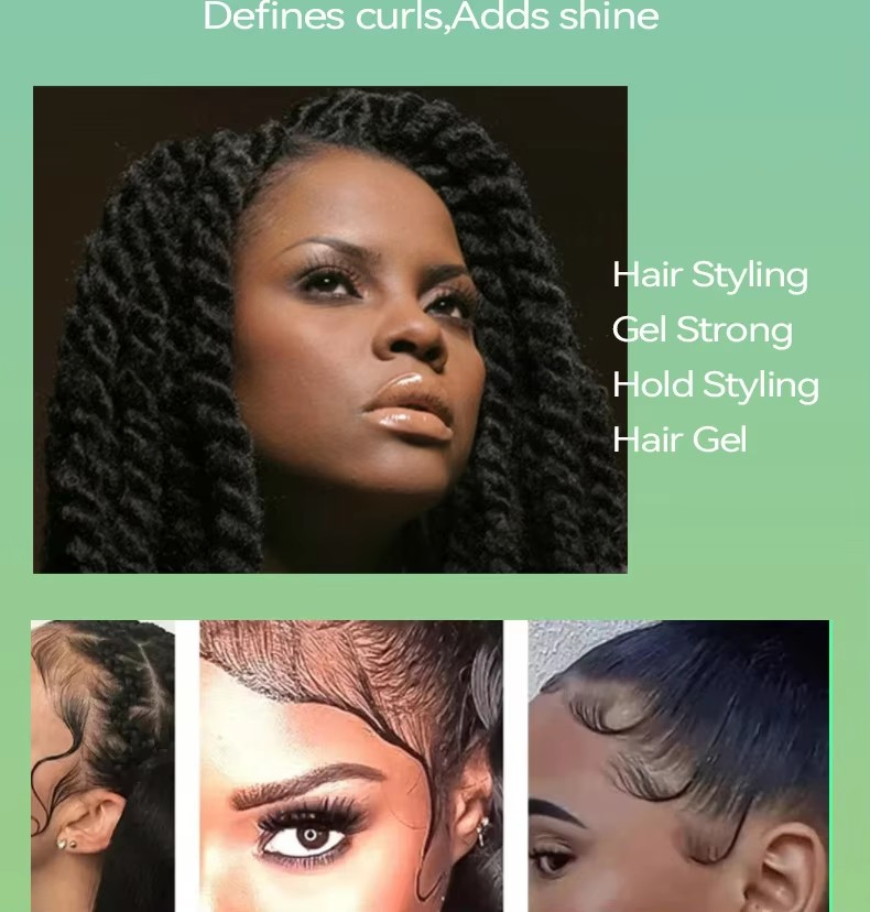 OEM/ODM Cangty Fast Drying Hair Clay Non-Flaking Curly Strong Pomade Hold Edge Control