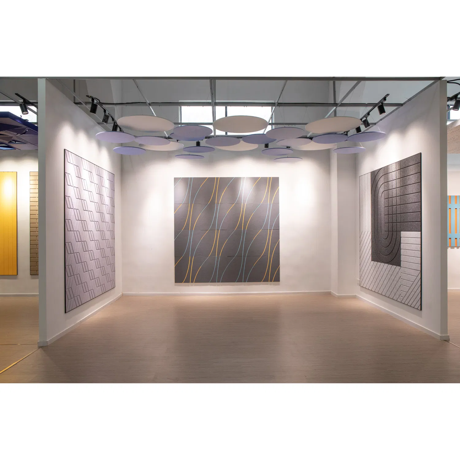 Fire Resistance 12mm Felt Panel Composition Polyester Fiber Acoustic Panel for Commercial Building