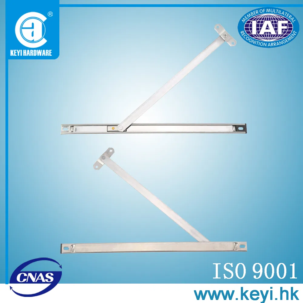 Keyi Metal Kwa-22FC High Quality 304 or 201 Stainless Steel 22 mm Square Groove Position Limited Friction Stay