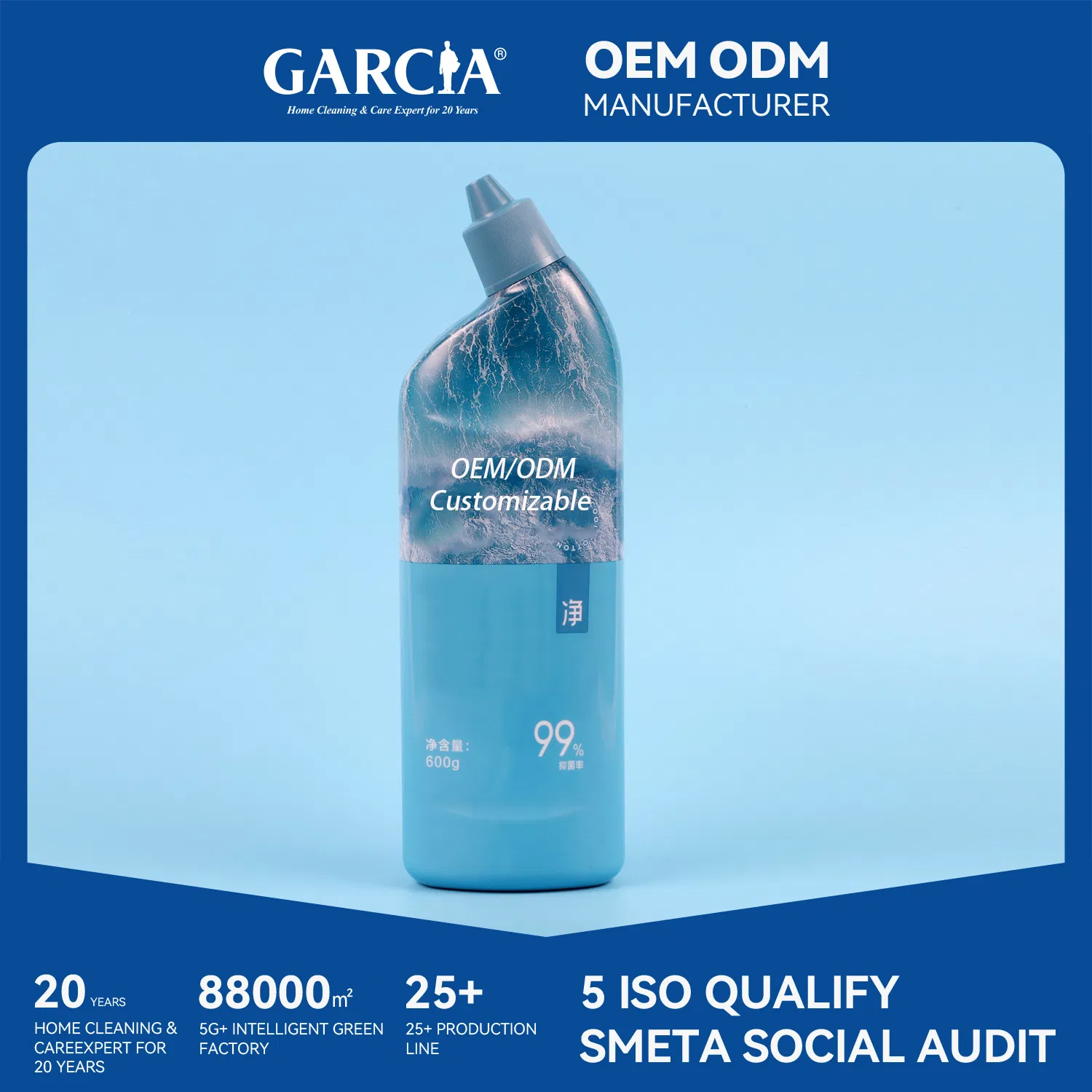 Manufacturer Toilet Bowl Scrubber High-Efficiency Cleaning Fragrant Toilet Cleaner Liquid Strong Decontamination