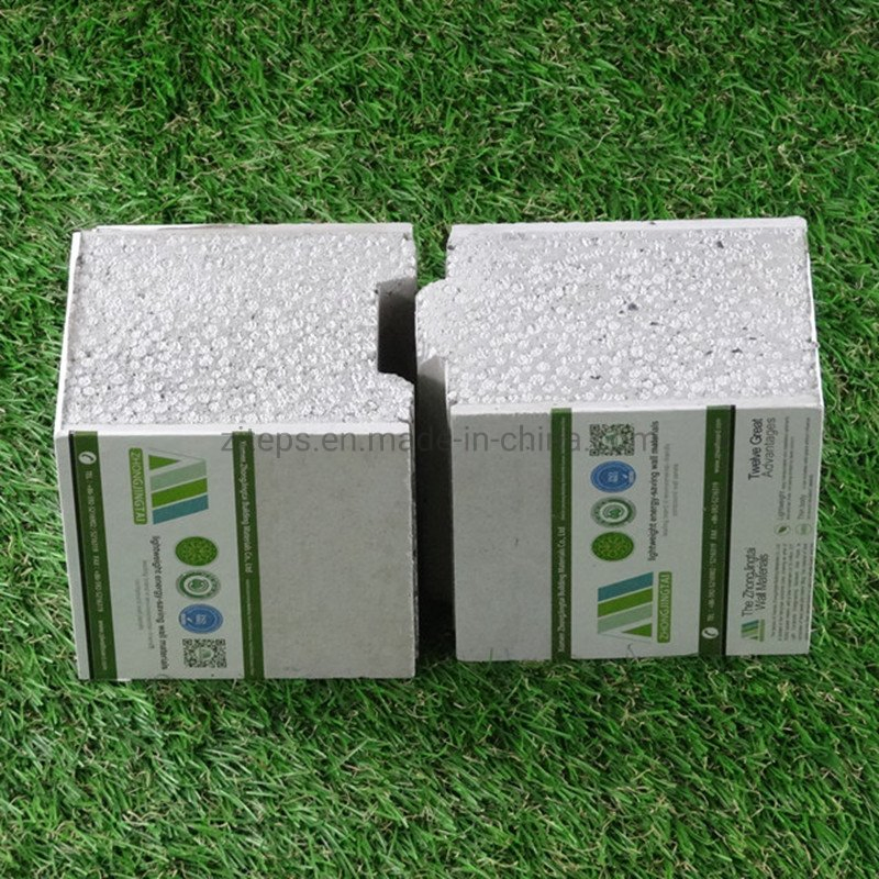 Lightweight Fireproof Heat Insulation EPS Cement Sandwich Panel for Interior Exterior Wall