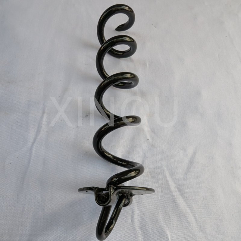 10 Inch Camping Tent Pegs Ground Anchor Spiral Stake Anchors Heavy Duty Orange Screw Dog Leash Metal Swing Set Drill Bit Stakes