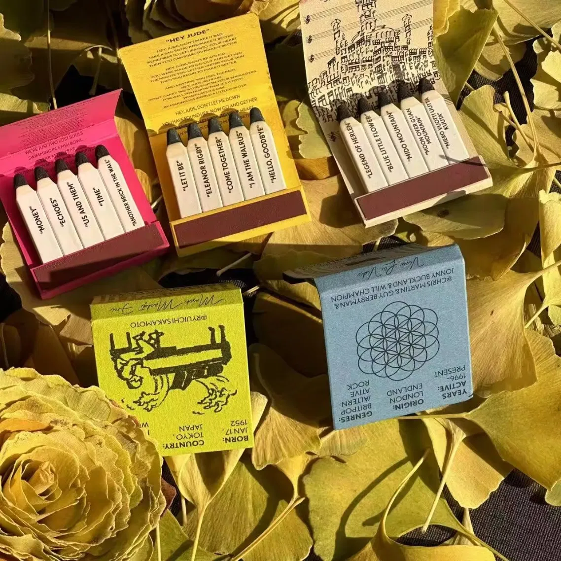 Luxury Lower MOQ Home Decor Matchbook Custom Personalized Decorative Safety Bulk Holder Book Match