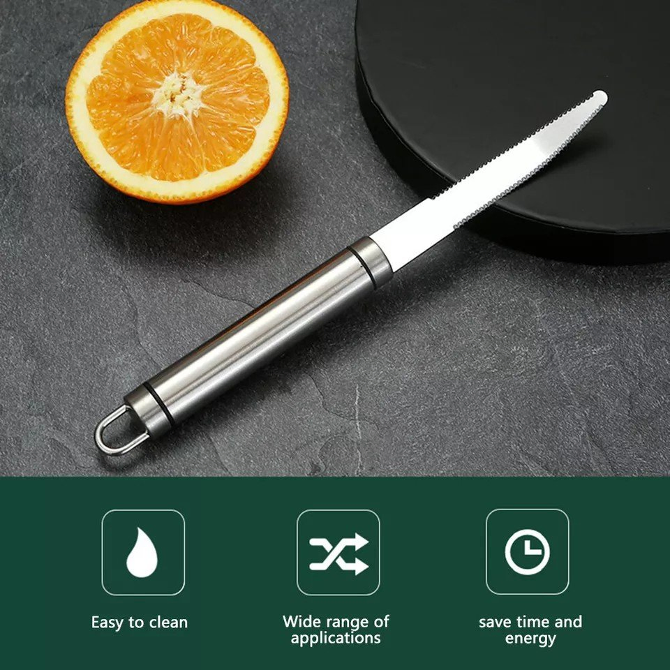 Stainless Steel Grapefruit Citrus Peeler Household Fruit Cutter Peeling Tools