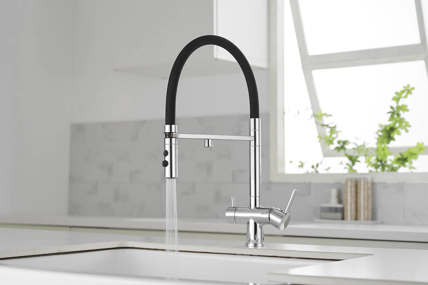 3-in-1 Kitchen Faucet, Dual Mode Filter Sink Faucet