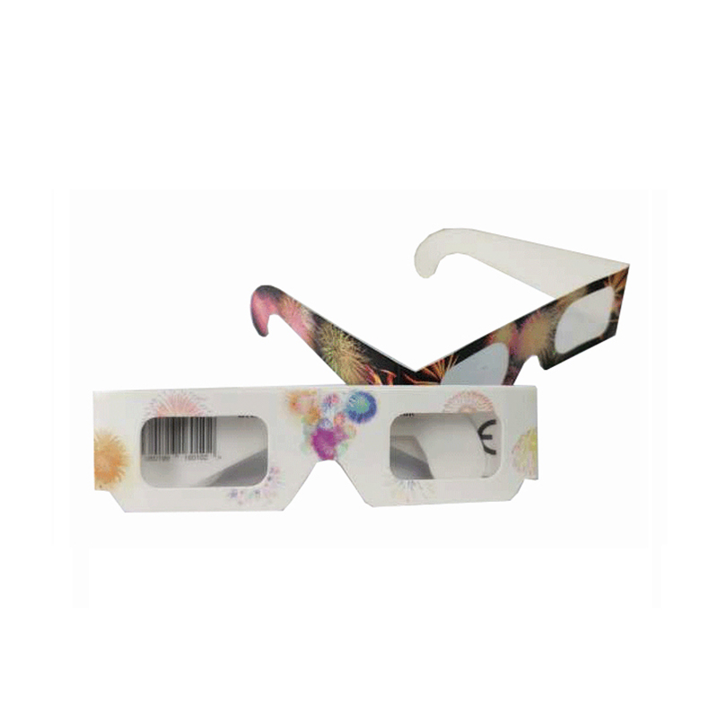 Concert Live Fashionable Light Diffraction Glasses Christmas Celebration Custom Logo Diffraction Glasses Rave