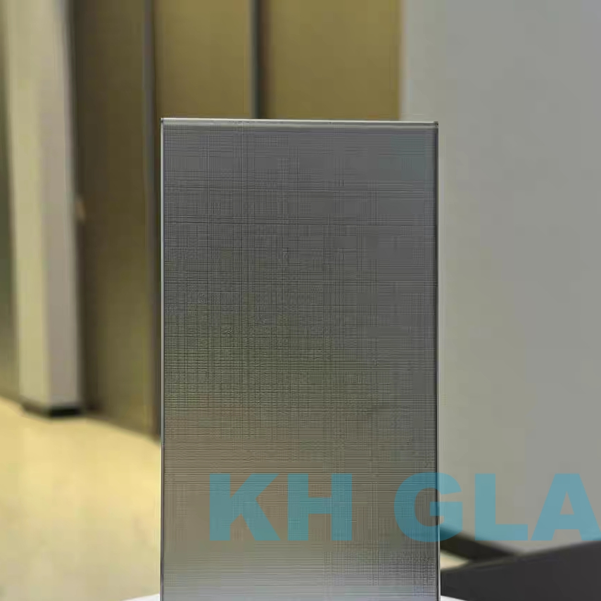 Versatile 3mm Mirror Reflective Acid Etched Glass Partition for Interior Design Needs