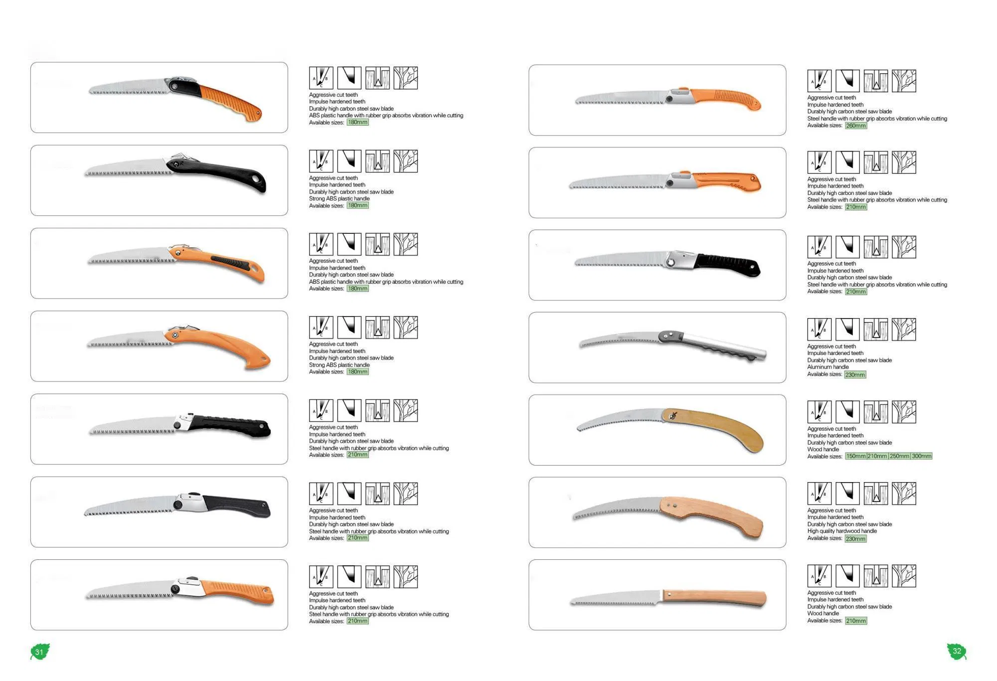 Складная пила Lance для сада и строительства