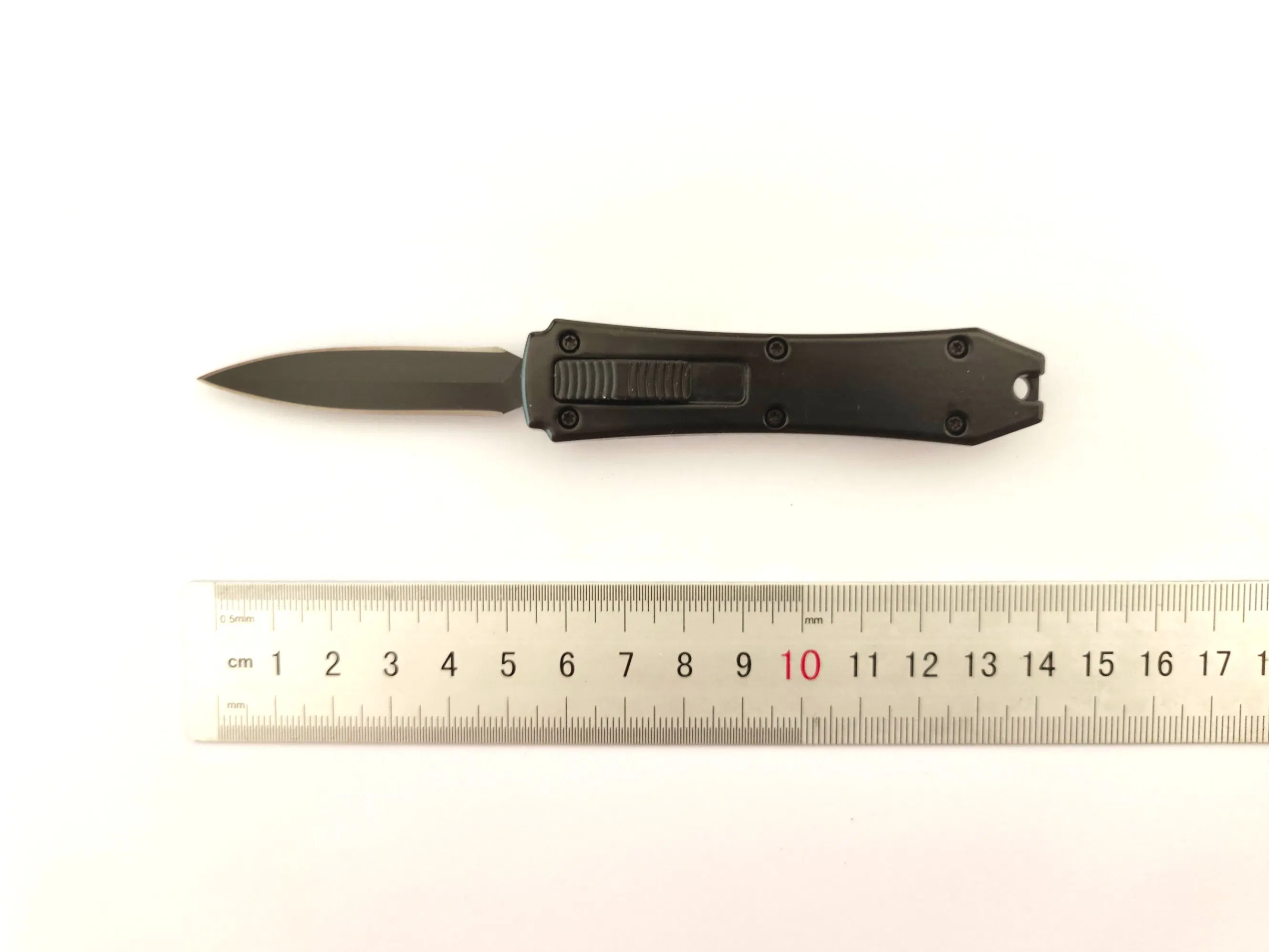 Мини-нож OTF с двойным лезвием, автоматический