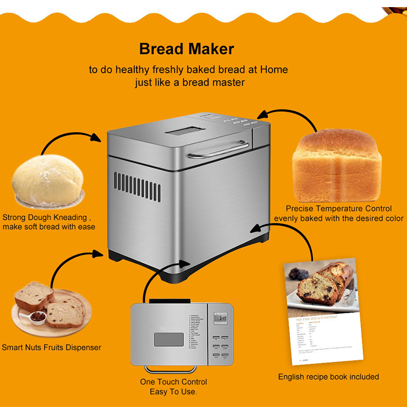 Fully Automatic Home Bread Maker Machine