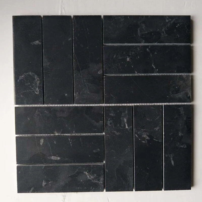 Natural Brushed Black Limestone for Garden / Swimming Pool / Floor Tile