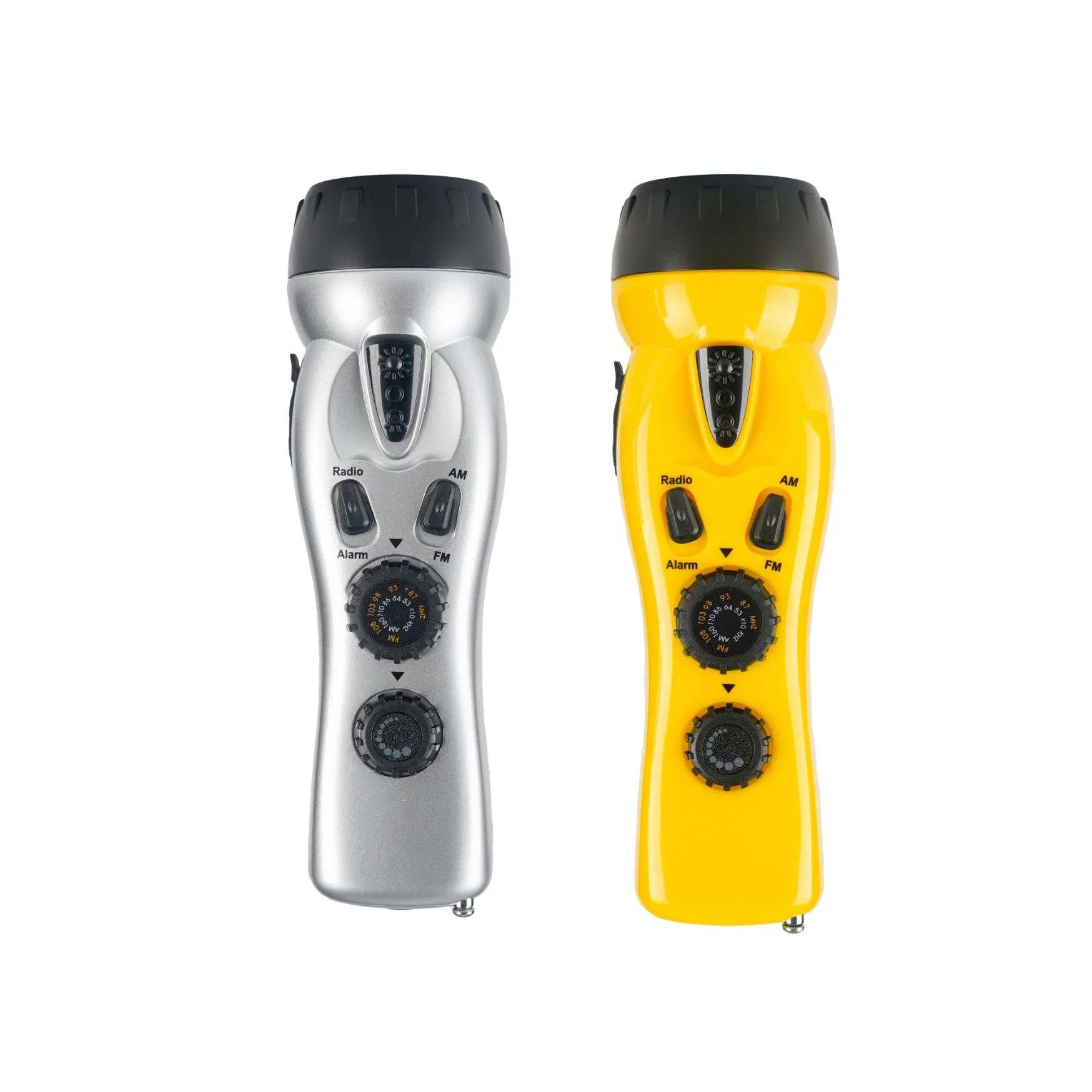 3 LED Camping Radio Dynamo Hand Crank Flashlight FM Radio