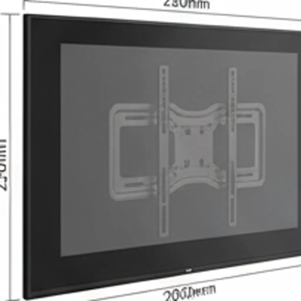 Adjustable Swing Bracket Wall Mount for LCD Tvs 10 to 85 Inches L200