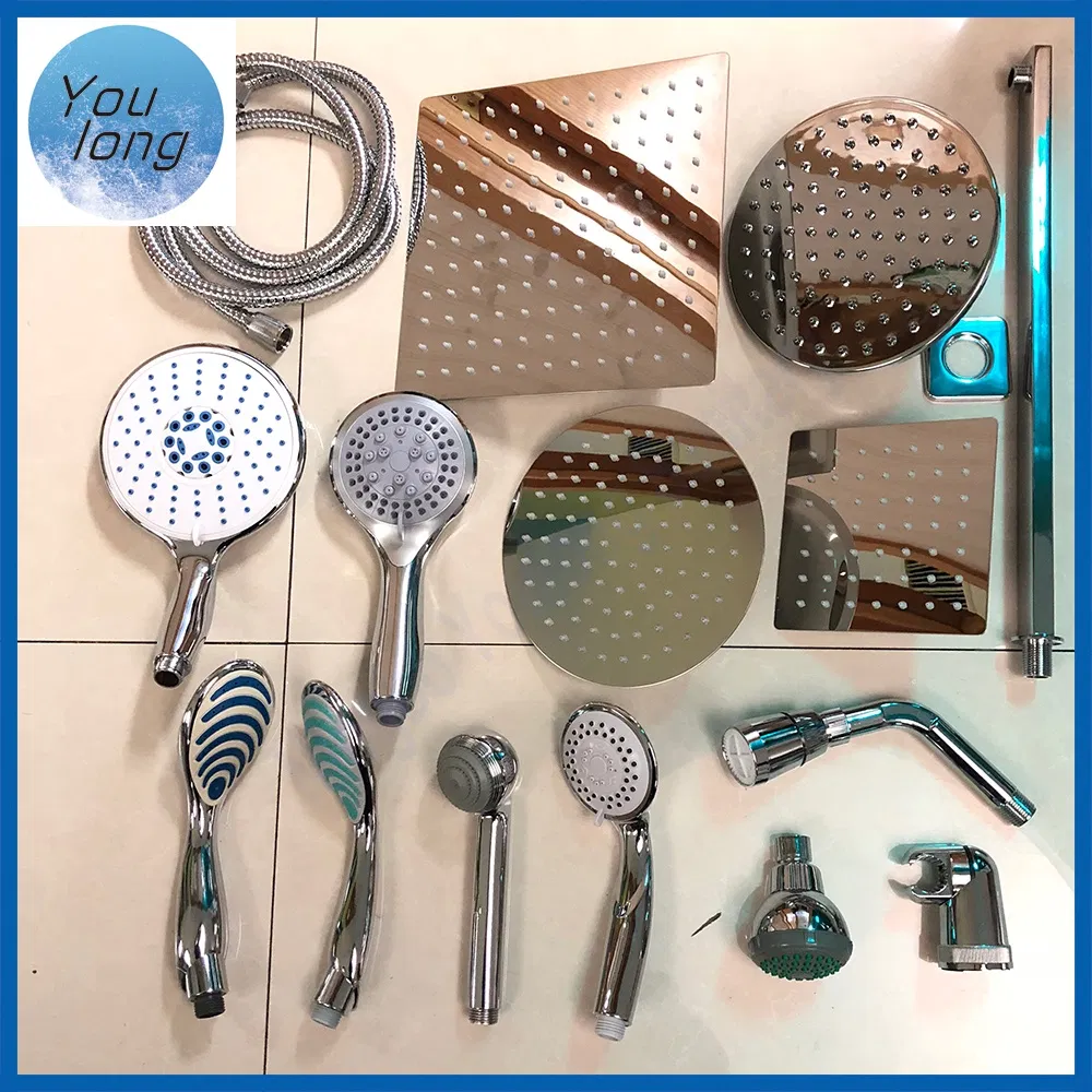 Ручная душевая лейка ABS с 3 функциями, шлангом и держателем