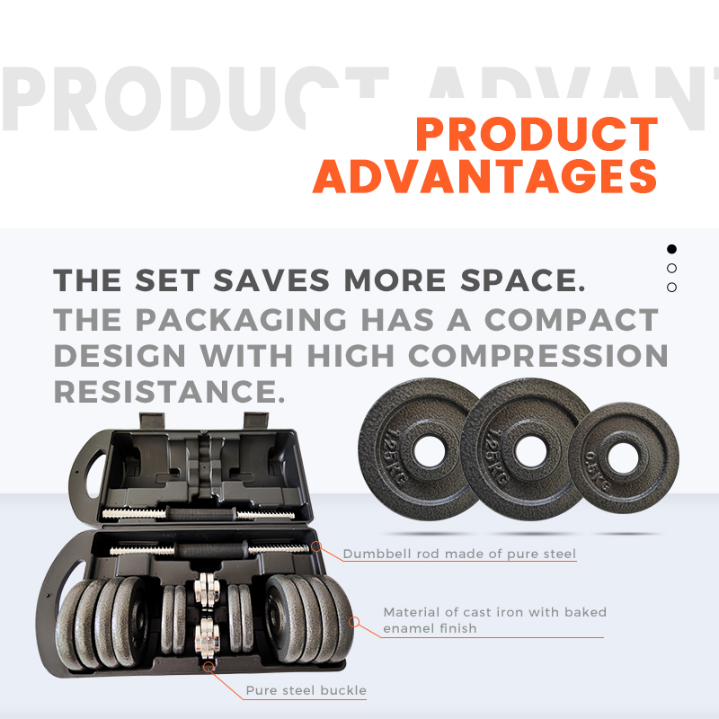 Гантели разборные стальные 15-50 кг регулируемые набор