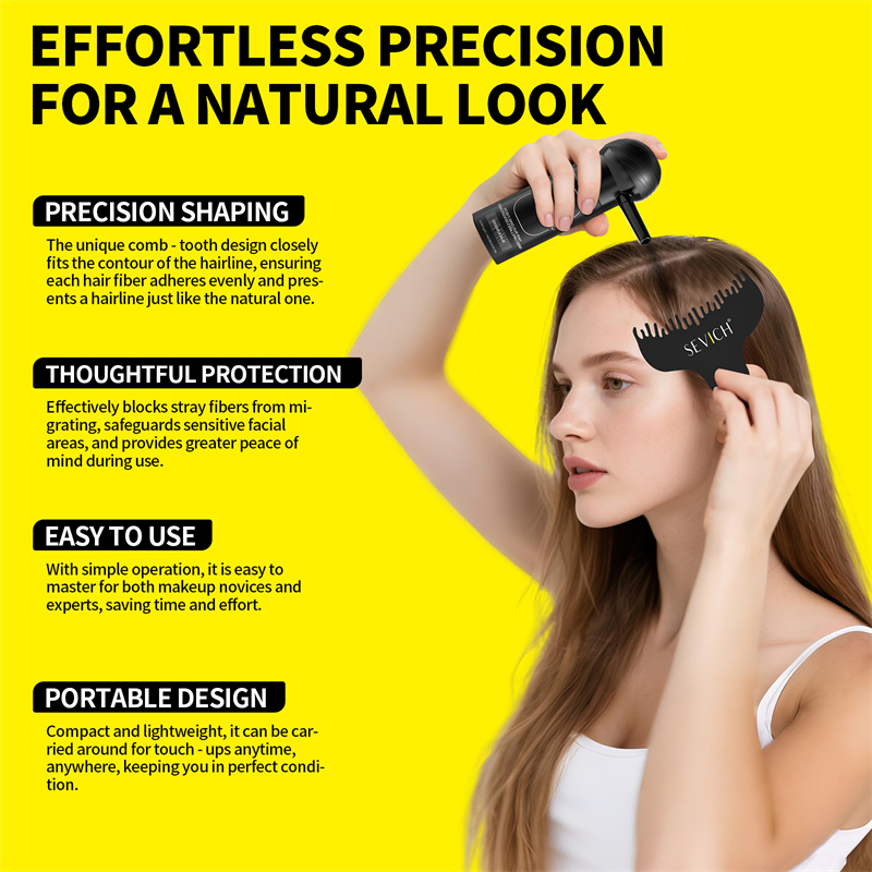 Fiber Hair Powder Private Label Hair Care Products Hairline Optimmizer Hair Comb Accessories