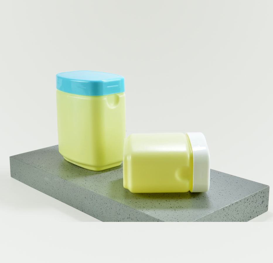 Custom Printing PP Plastic Empty Lip Balm Container Flip-Top Lid Jar Lip Cream Body Cream Face Cream Container