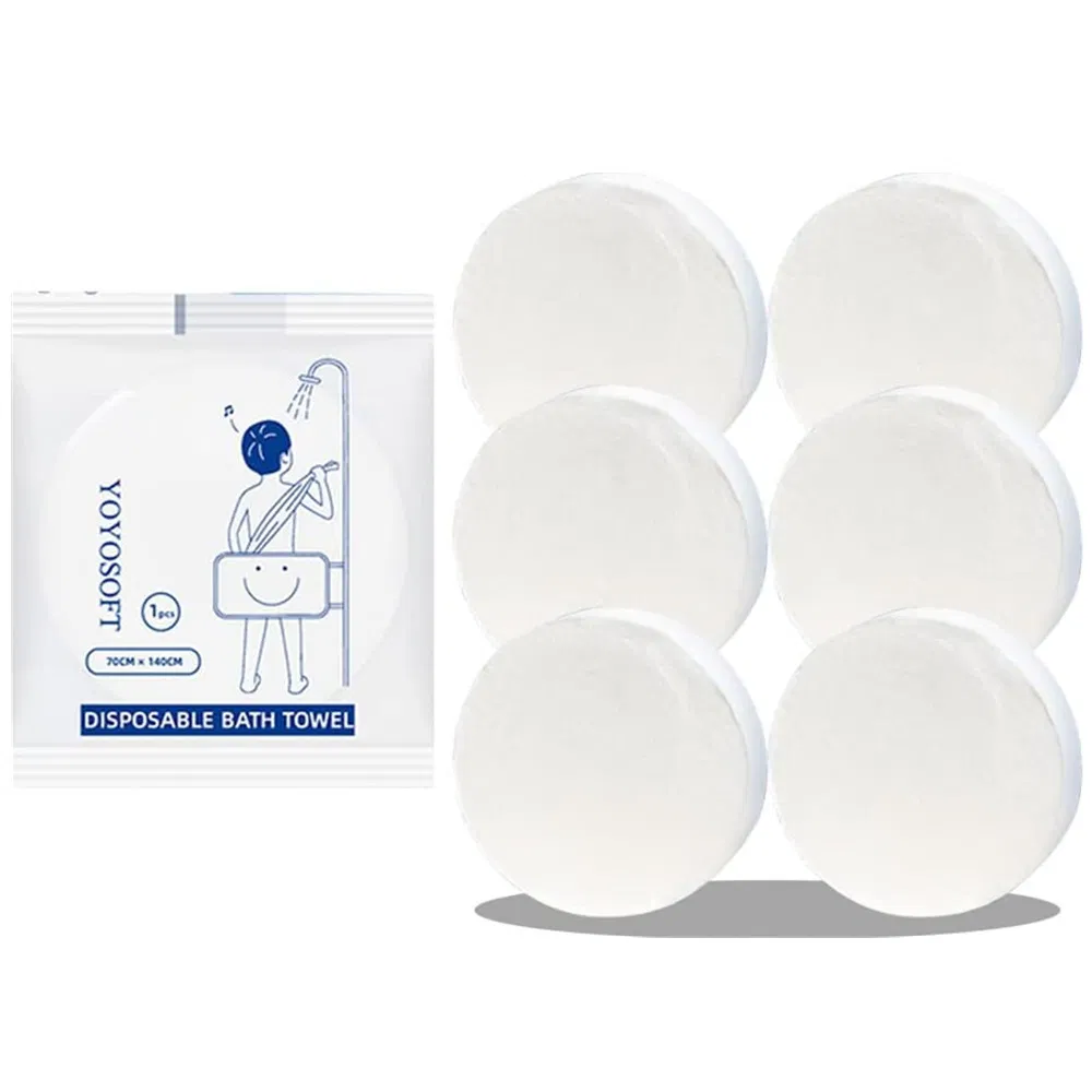Soft and Durable Disposable Bath Towels for Travel and Camping