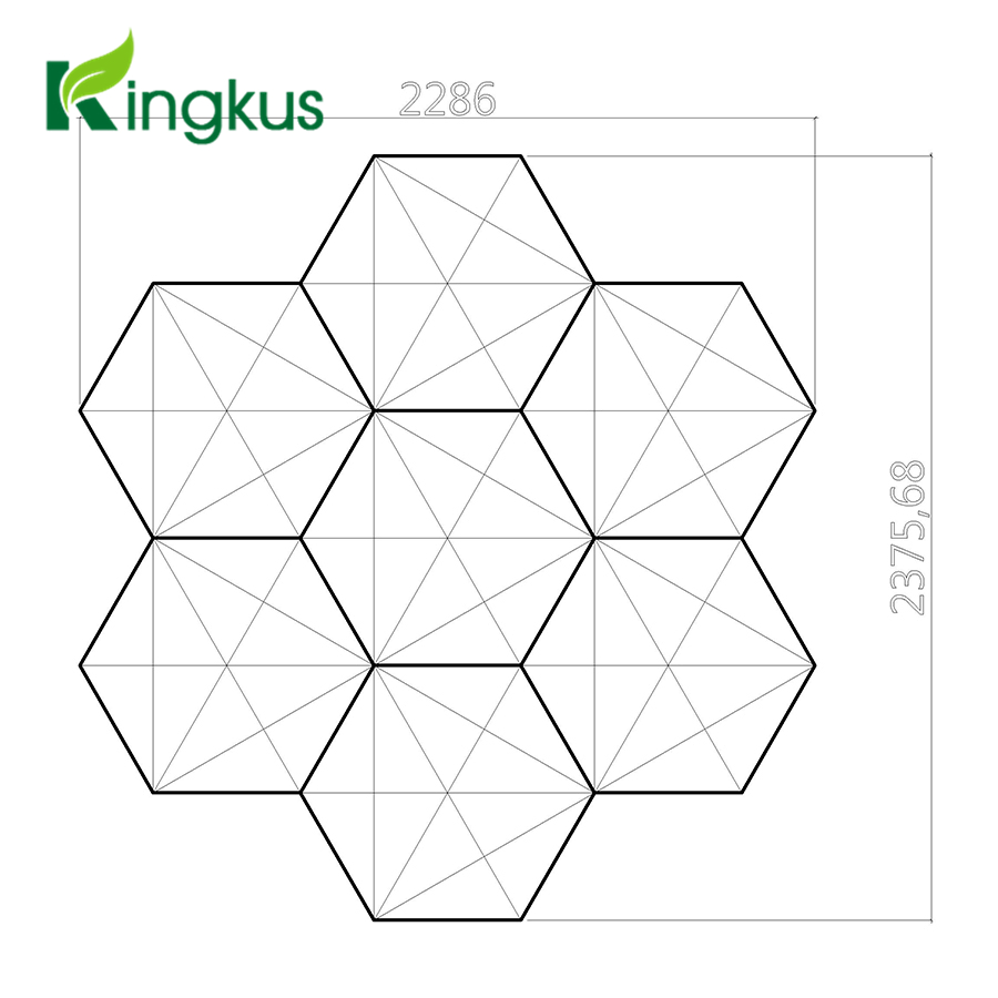Green Decorative Materials Acoustic Ceiling Baffle Panel