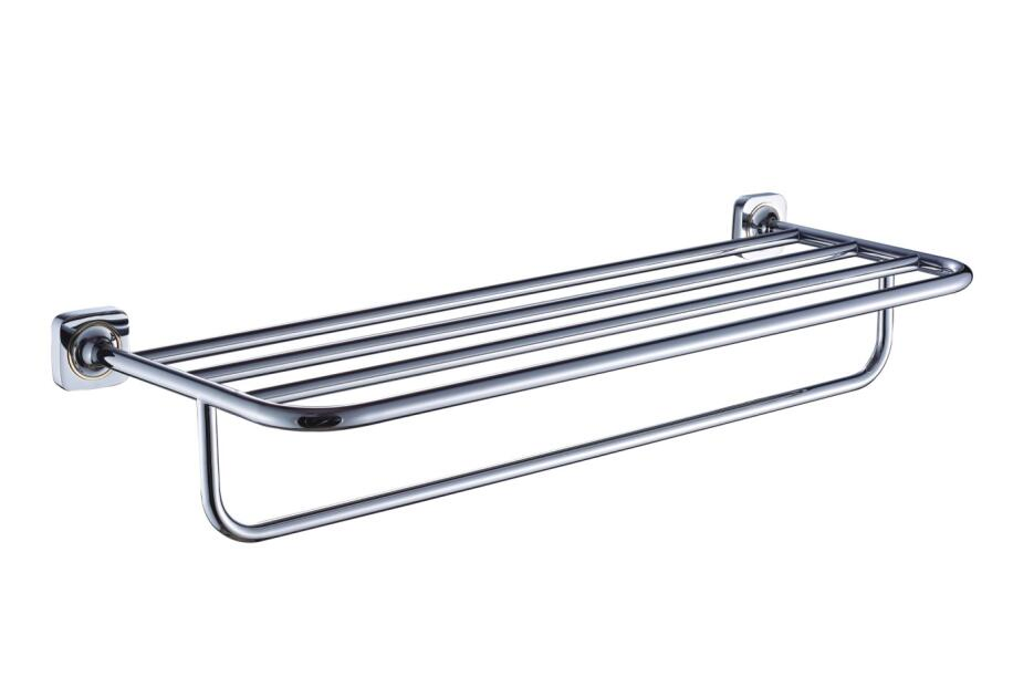 Полотенцедержатель для ванной, хром, латунь