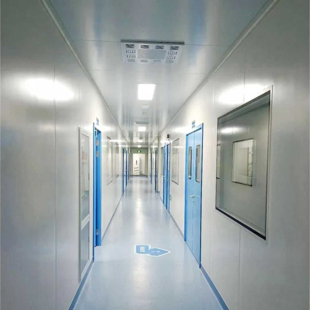 Tempered Glass Aluminum Frame Double Glazed Window for Clean Room Pharma Workshop