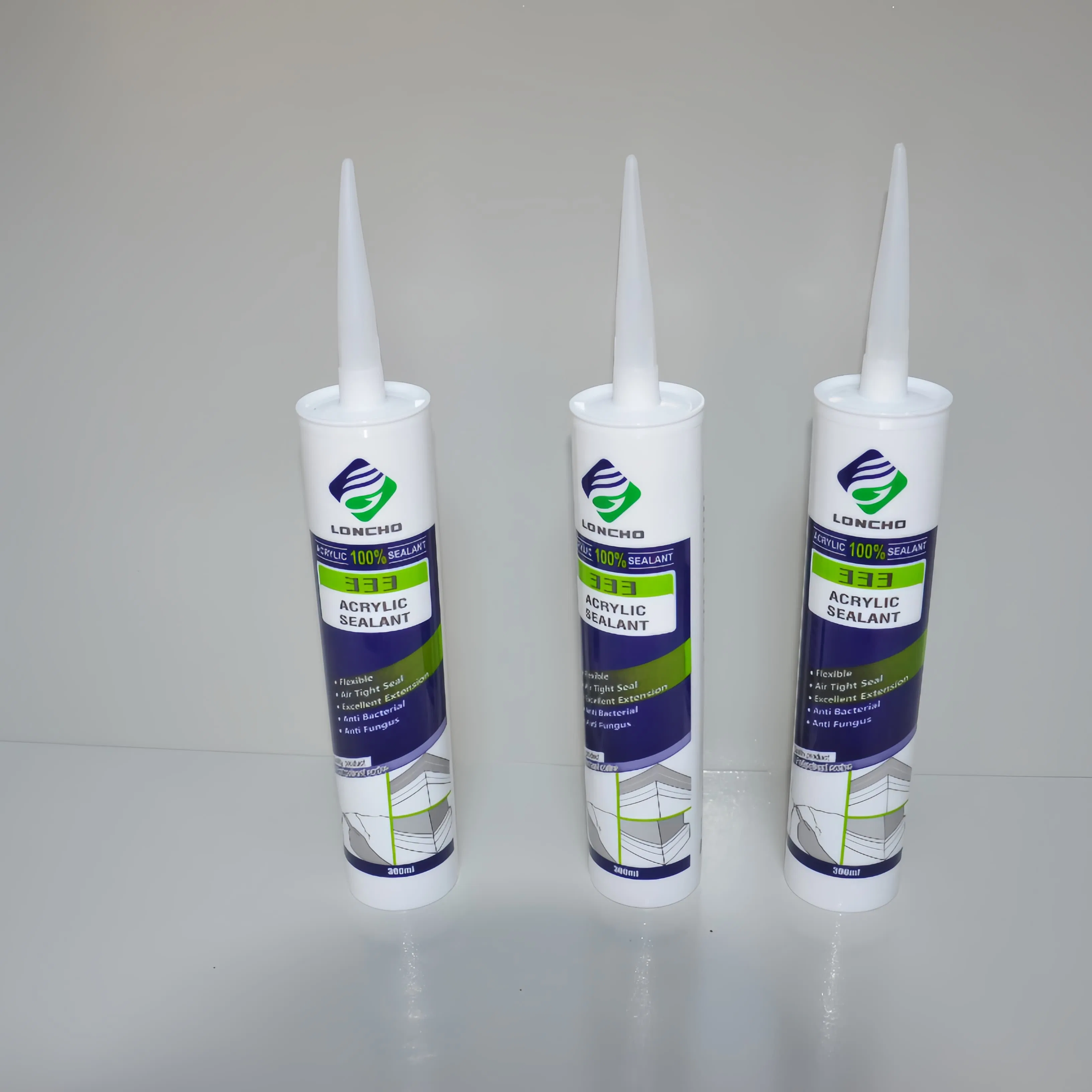 All-Weather Quick Drying Silicone Sealant for Windows with Antibacterial Features