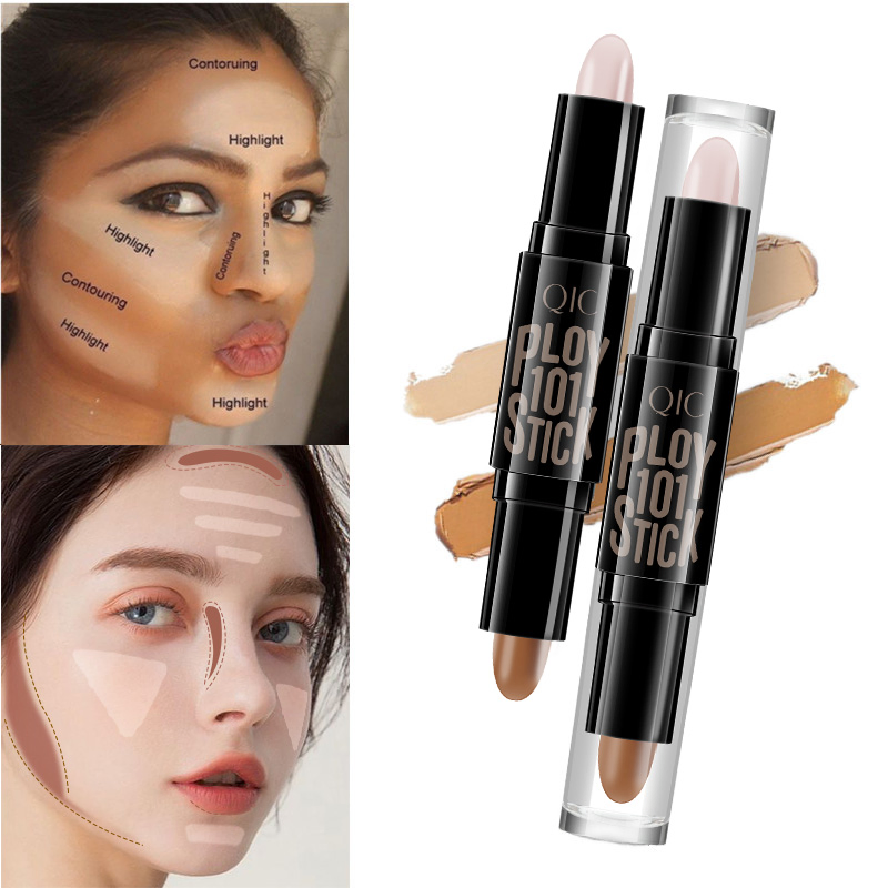 Holding Makeup Light Breathable Waterproof Full Coverage Matte Foundation Stick Concealer Contour Highlight Stick Wholesale