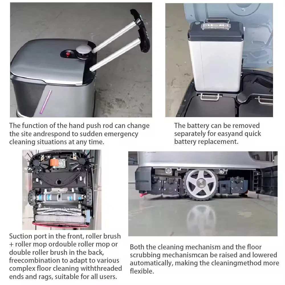 Intelligent Cleaning Robot Wet Dry Mopping Hotels Auto Robot Vacuum Cleaner