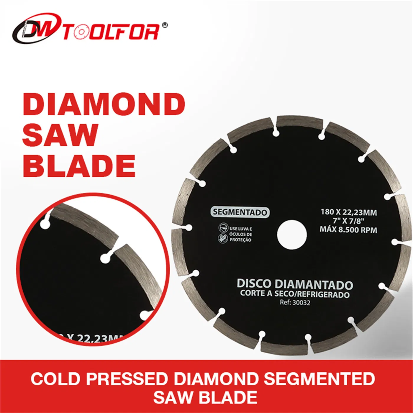 Hot Sale Turbo Circular Diamond Saw Blade Sharpening Disc for Cutting Marble Brick