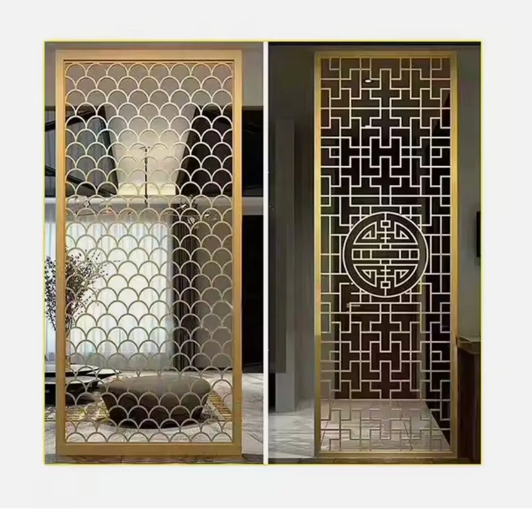 Custom Outdoor Decorative Stainless Steel Exterior Steel Laser Cut Room Metal Screen