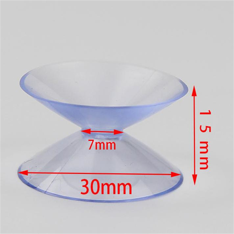 High Quality PVC Transparent Double-Sided 30mm Suction Cup Industrial