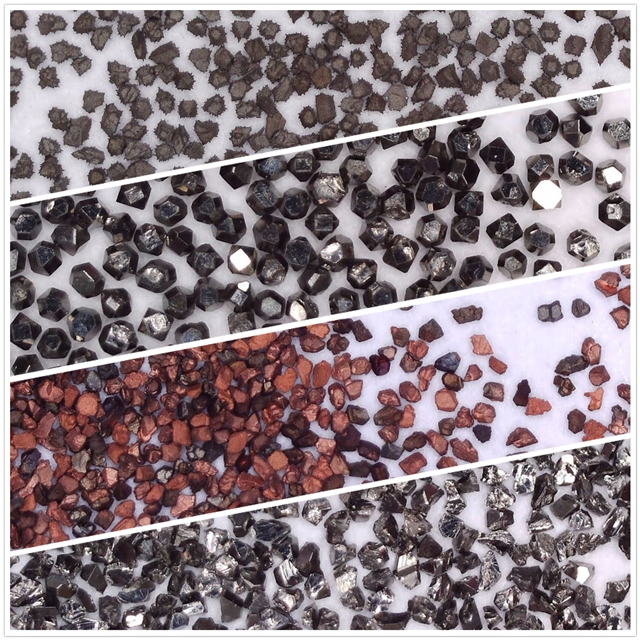 Nickel Titanium Copper Coated Synthetic Diamond with Good Quality