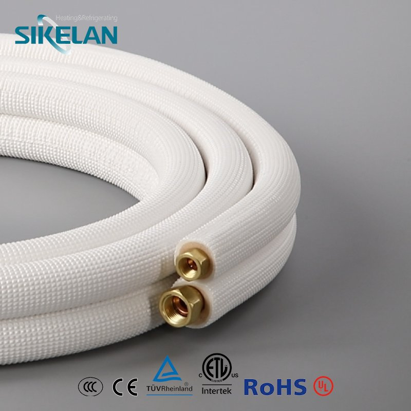 Eco-Friendly AC Unit Connecting Pipe PE Insulated Copper Pipe Tube