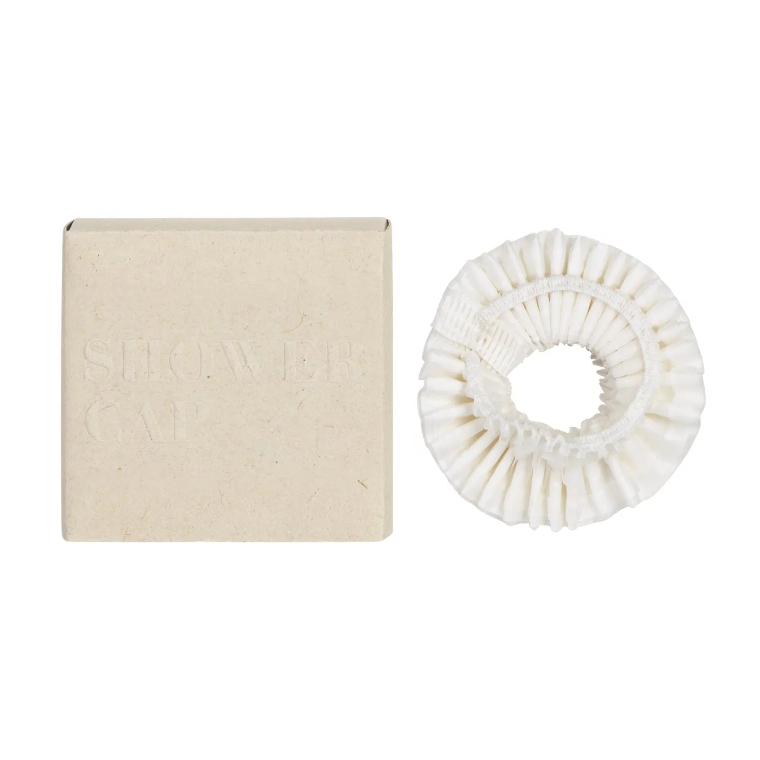 Eco Friendly PLA Bath Cap Hotel Waterproof Disposable Shower Cap for Hotel Home Use